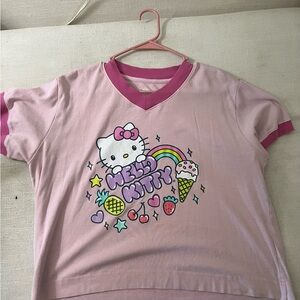 Hello Kitty Pink Graphic T-Shirt